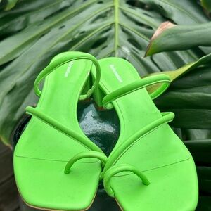 Reformation Bright Green Women's Sandals